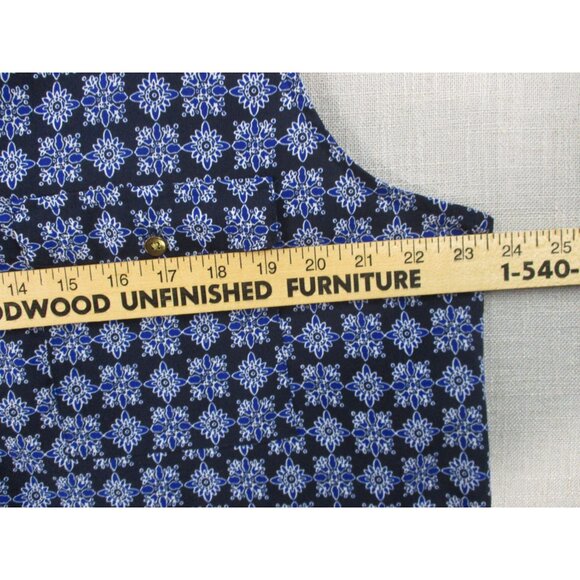 Croft&Barrow Blue Floral Sleeveless Plus Size Blouse Top XXL Indonesia - Picture 4 of 8